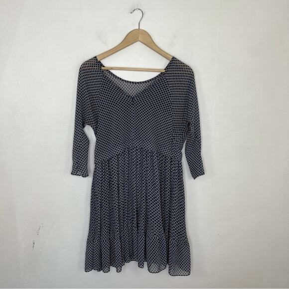 Camilla & Marc Kingston Mosaic Print Blue Dress Size 2 - Picture 3 of 15